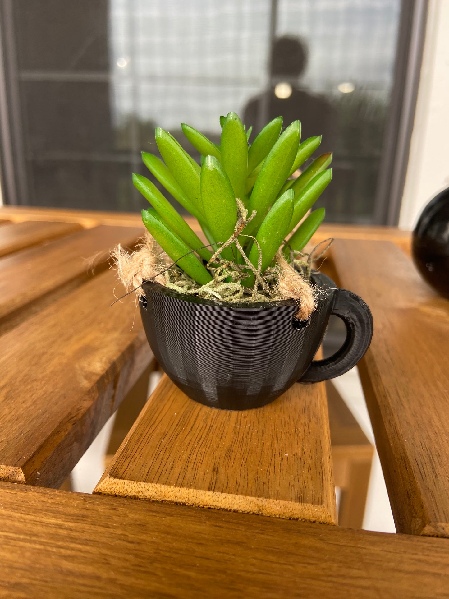 Hanging Teacup Planter