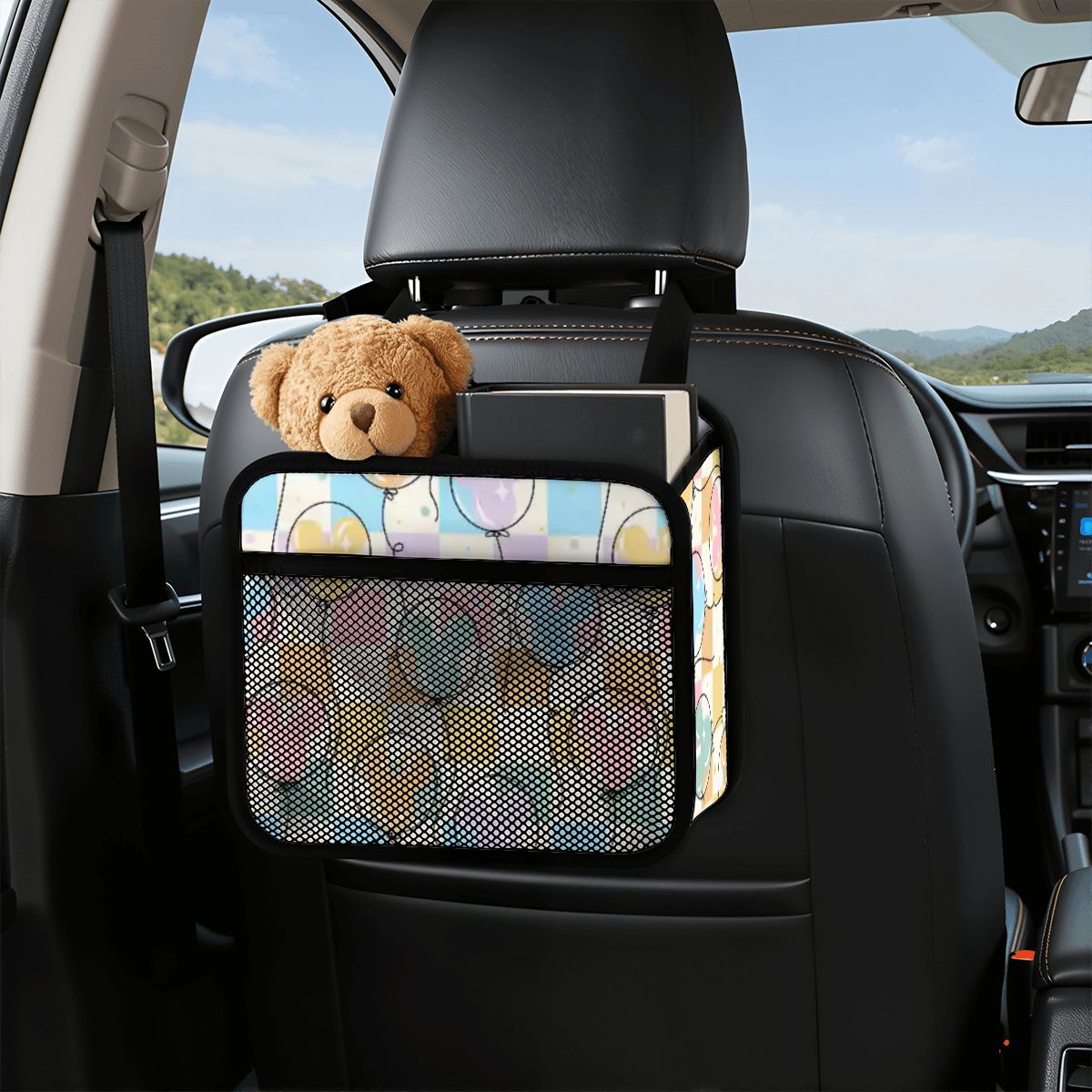 Pastel Balloons - Car Backseat Organizer