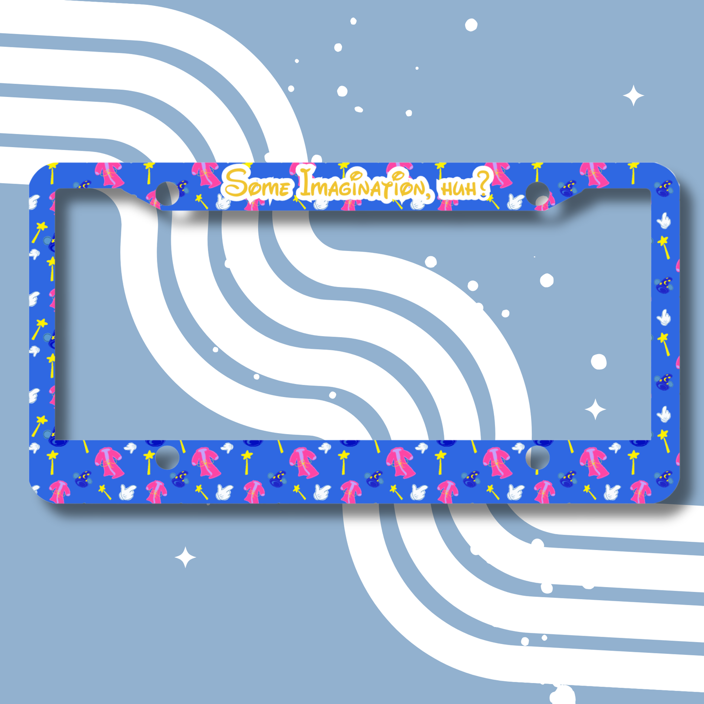 Fantastic Icons License Plate cover