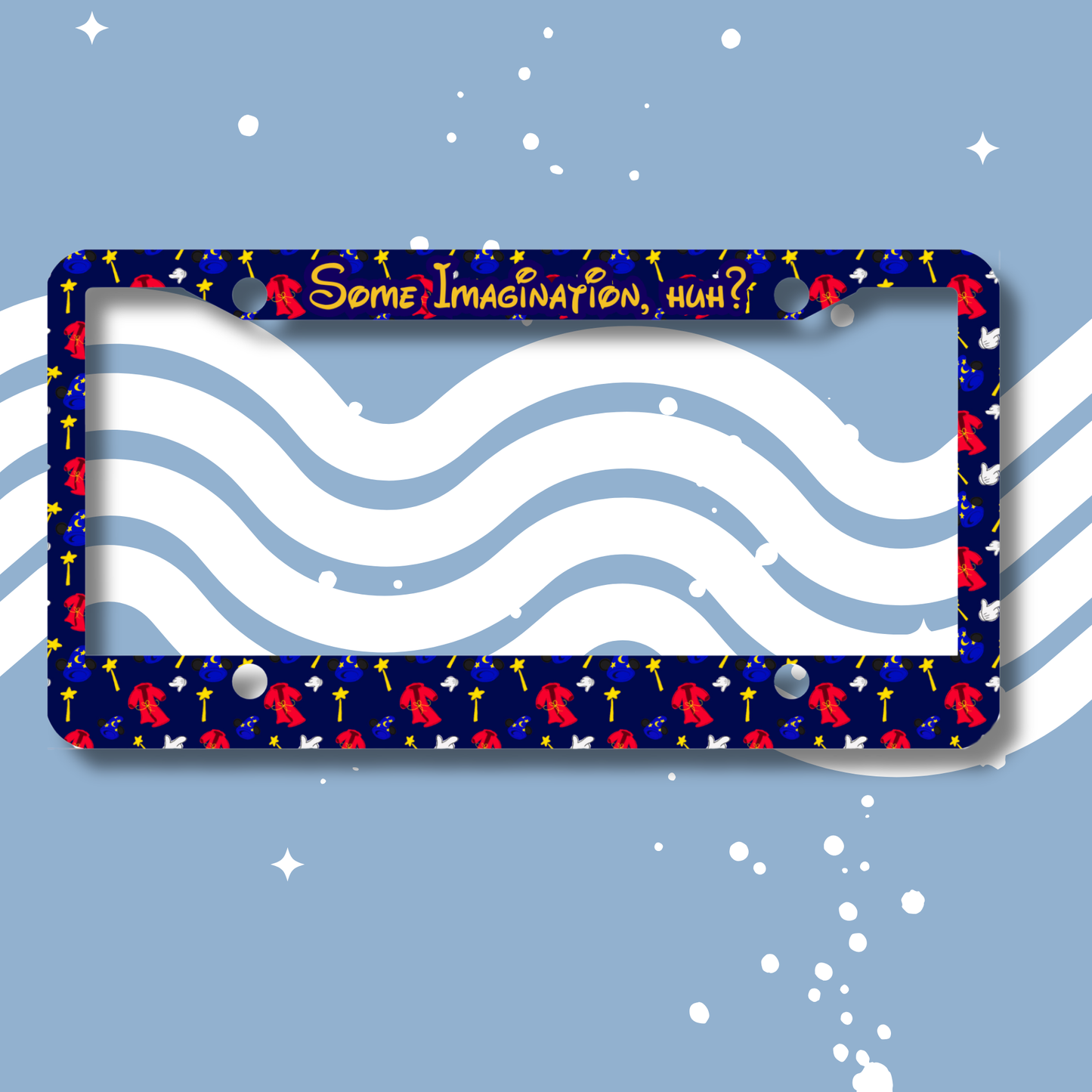 Fantastic Icons License Plate cover