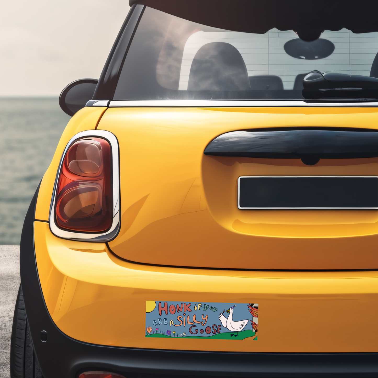 Silly Goose Bumper Sticker