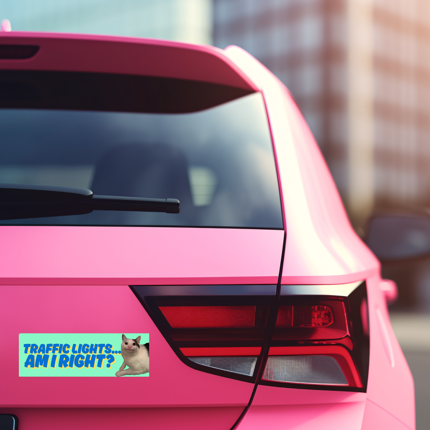 Traffic Lights, Am i Rite? Bumper Sticker