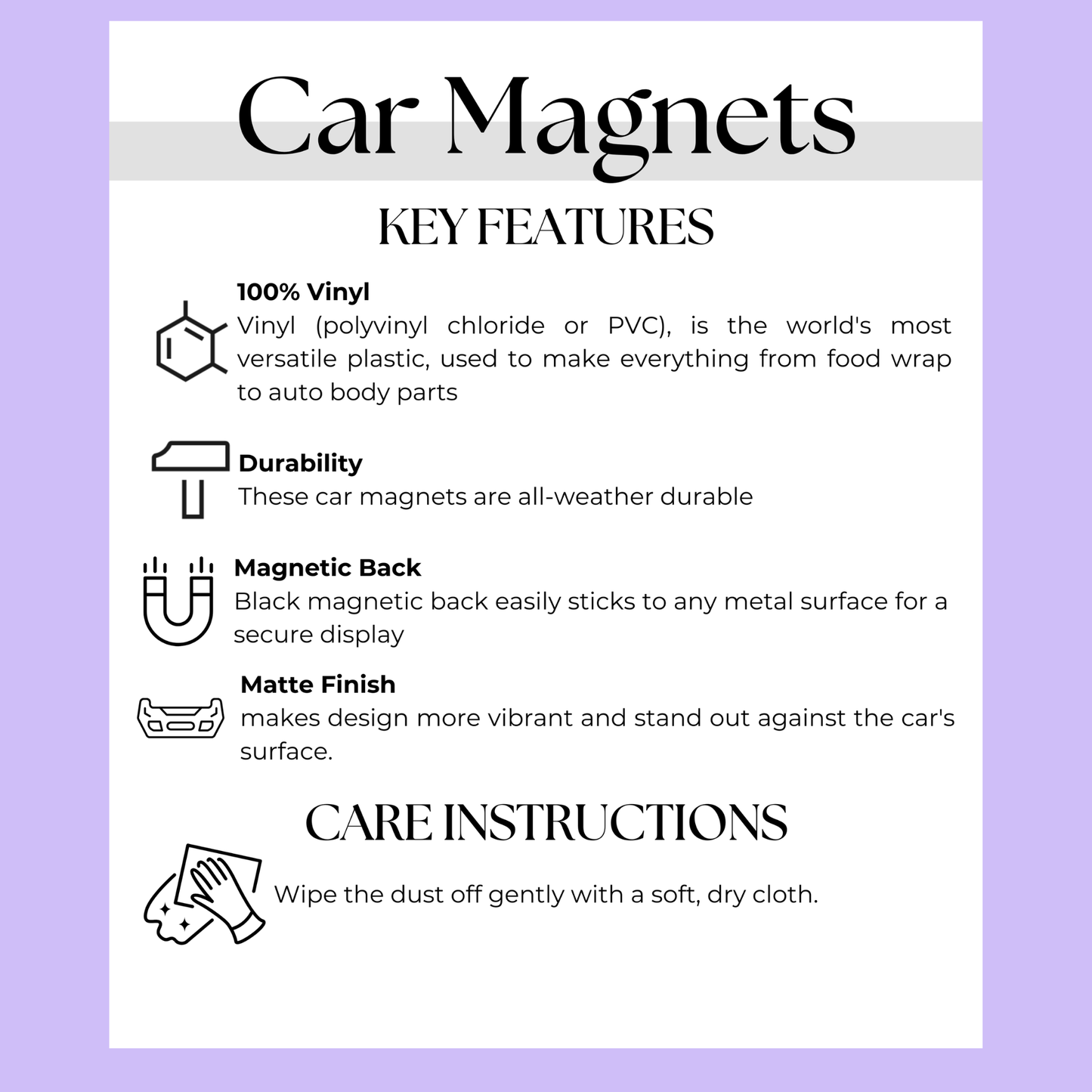 Fairy Dust Bumper Sticker Magnet