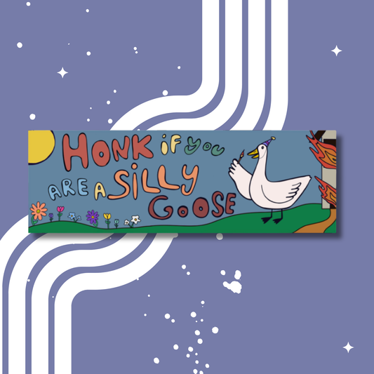 Silly Goose Bumper Sticker
