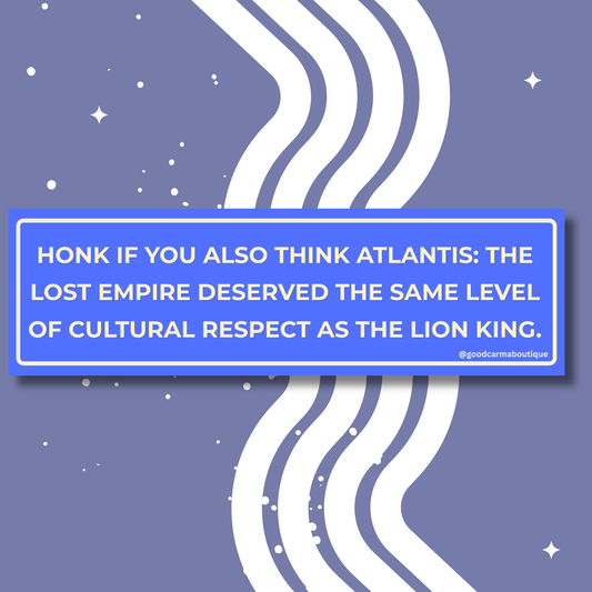Atlantis is Peak Bumper Sticker