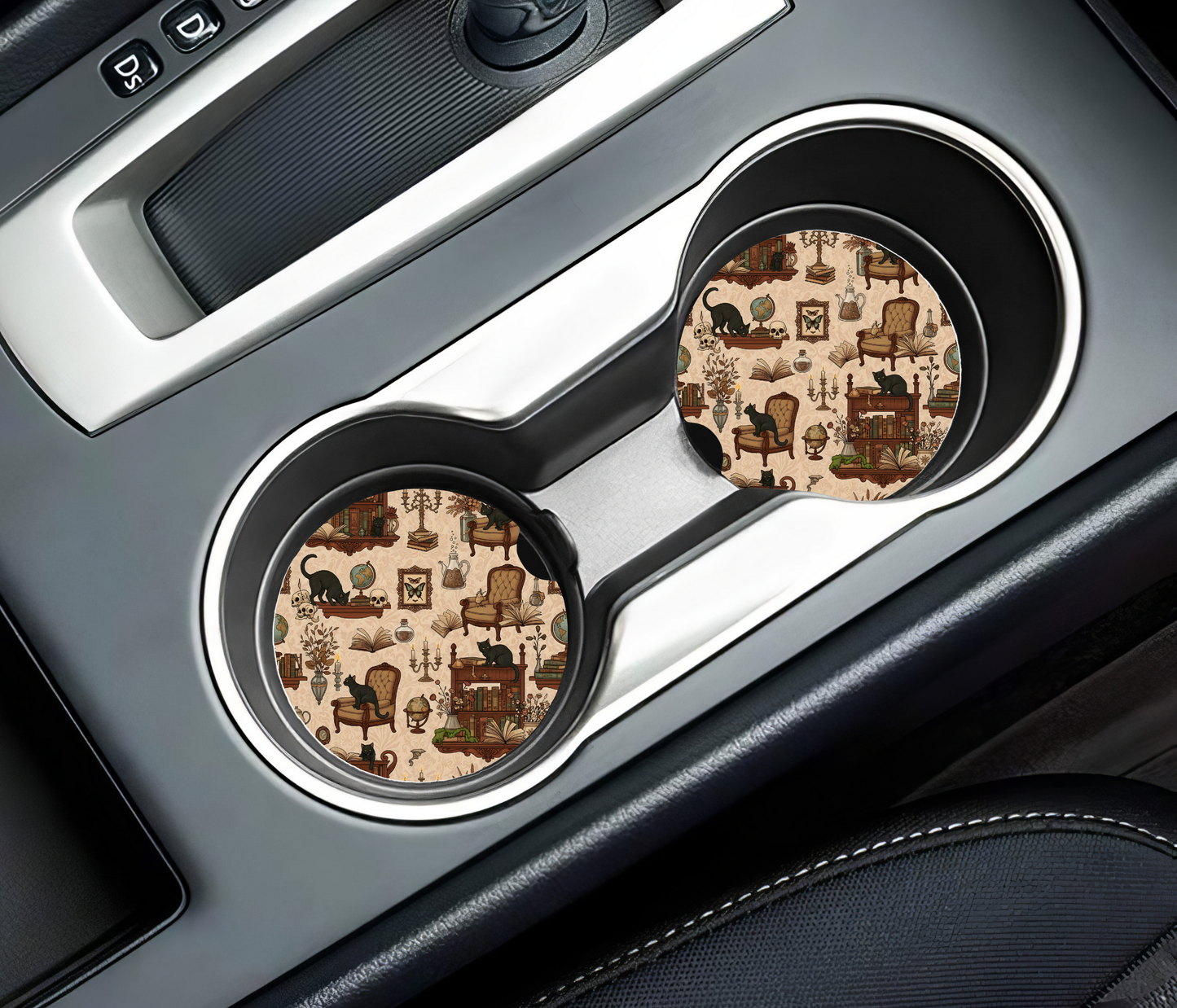 Bookish themed Car Coasters