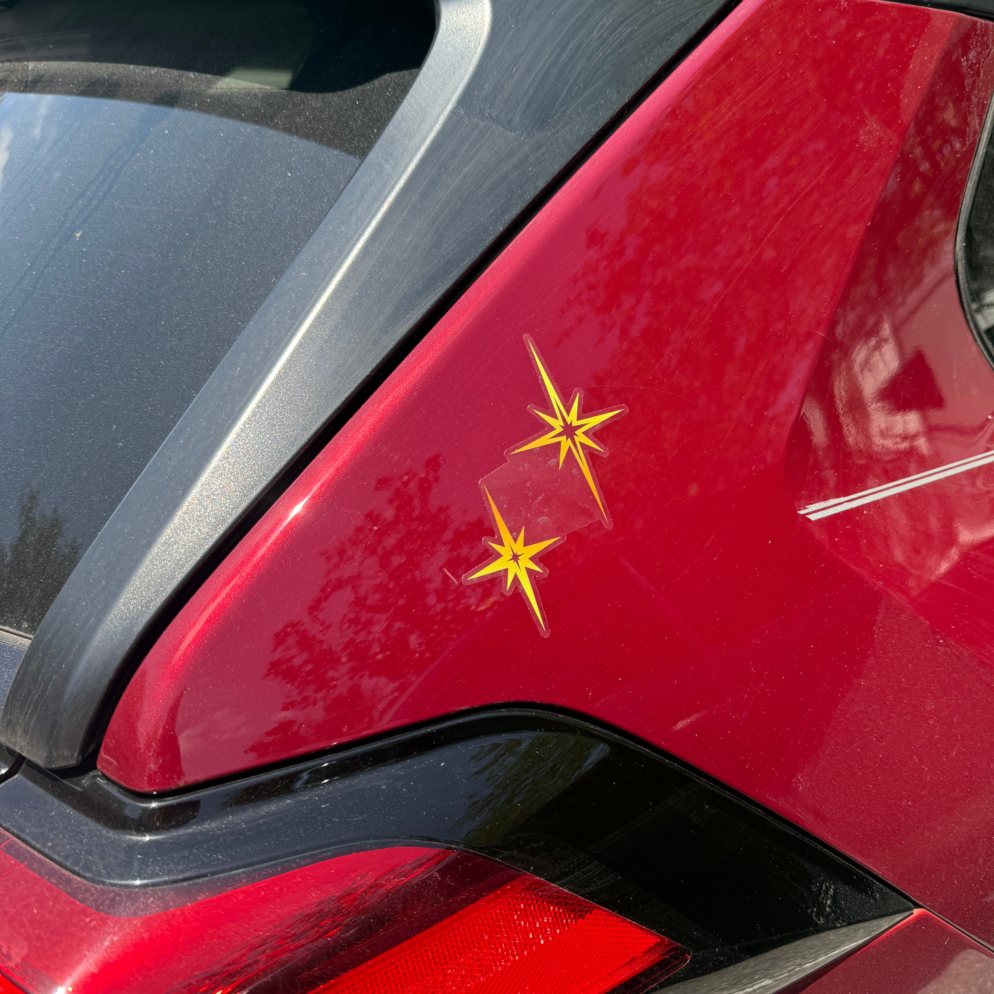 Second Star Clear Sticker