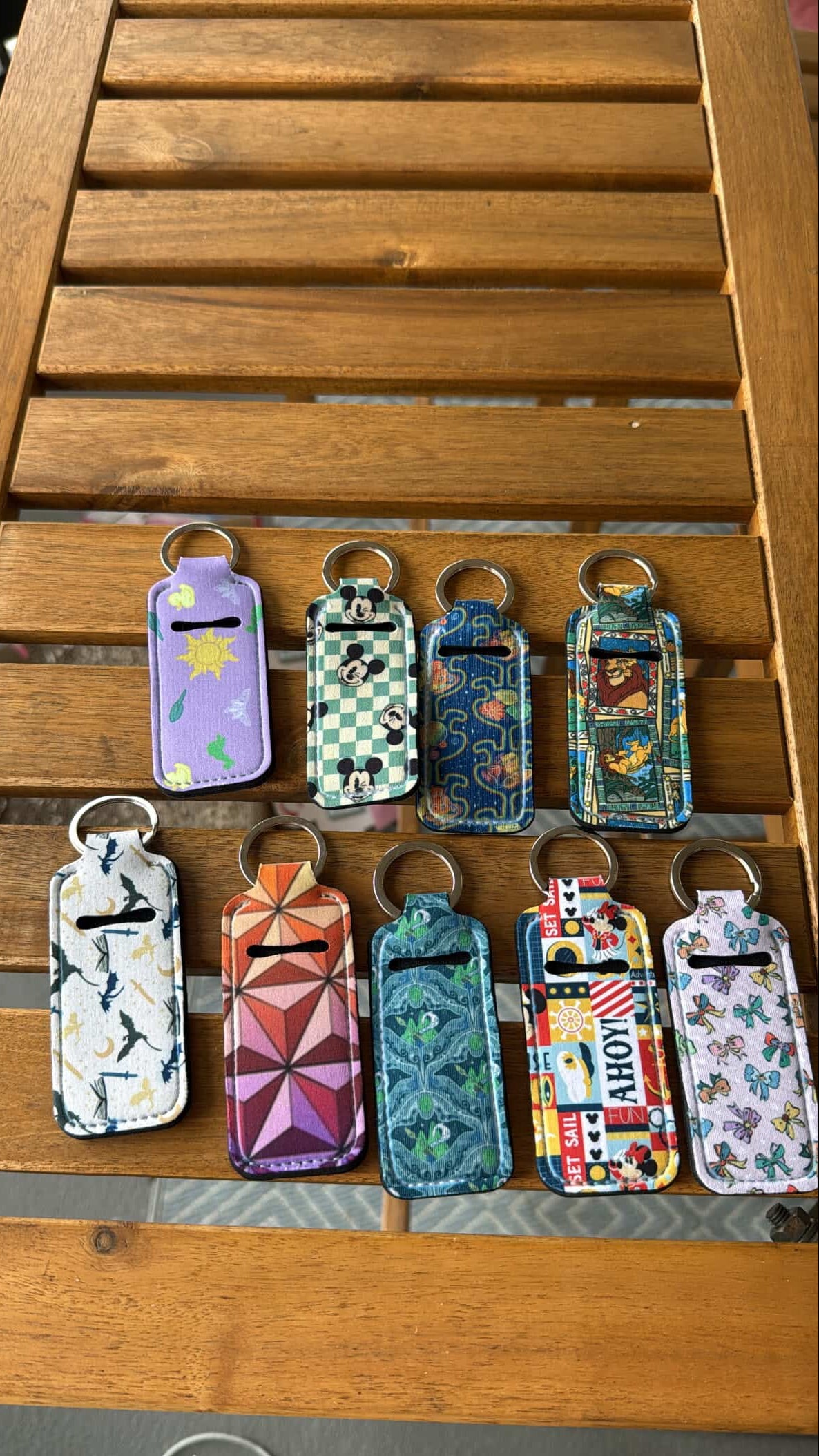 Chapstick Holder Keychain
