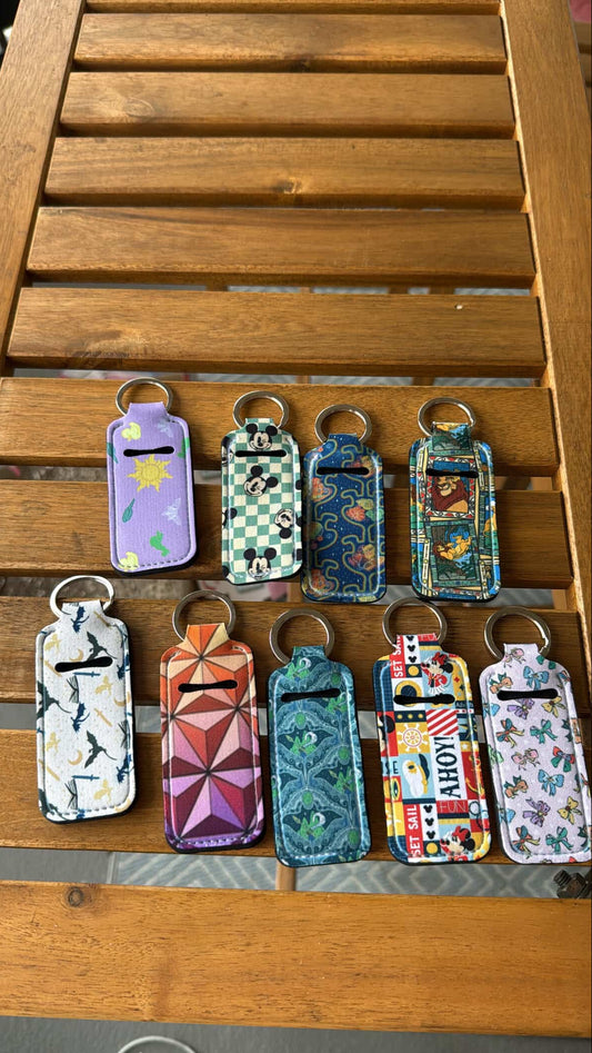 Chapstick Holder Keychain