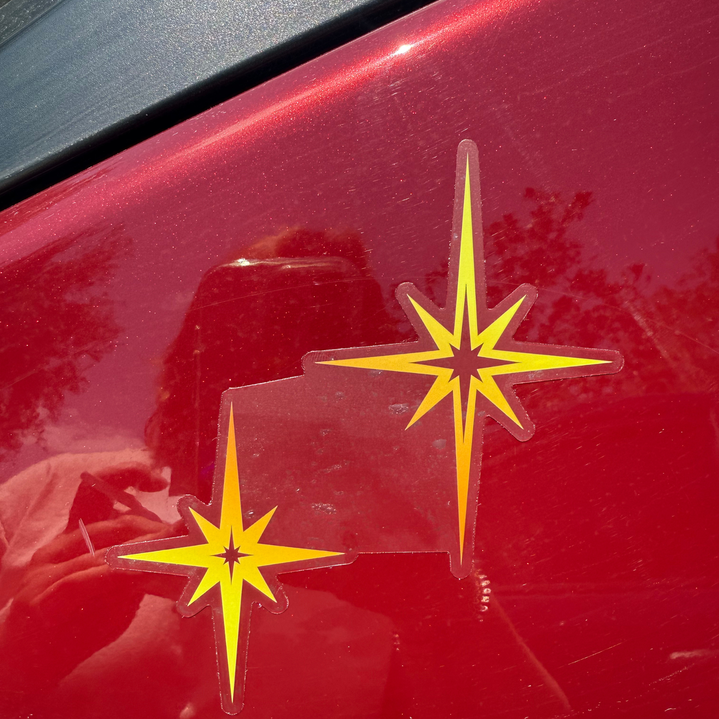 Second Star Clear Sticker