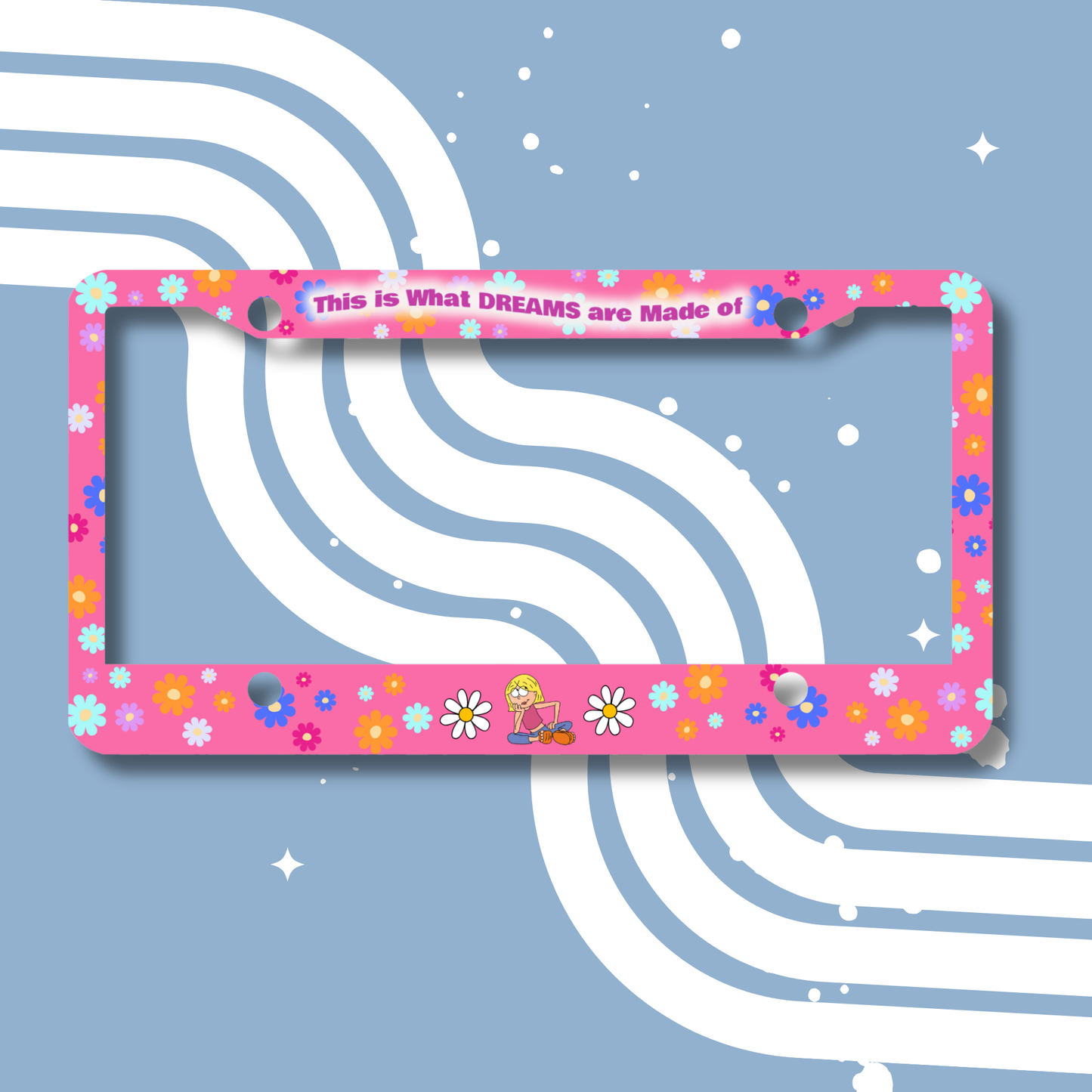 What Dreams are Made Of License Plate Cover