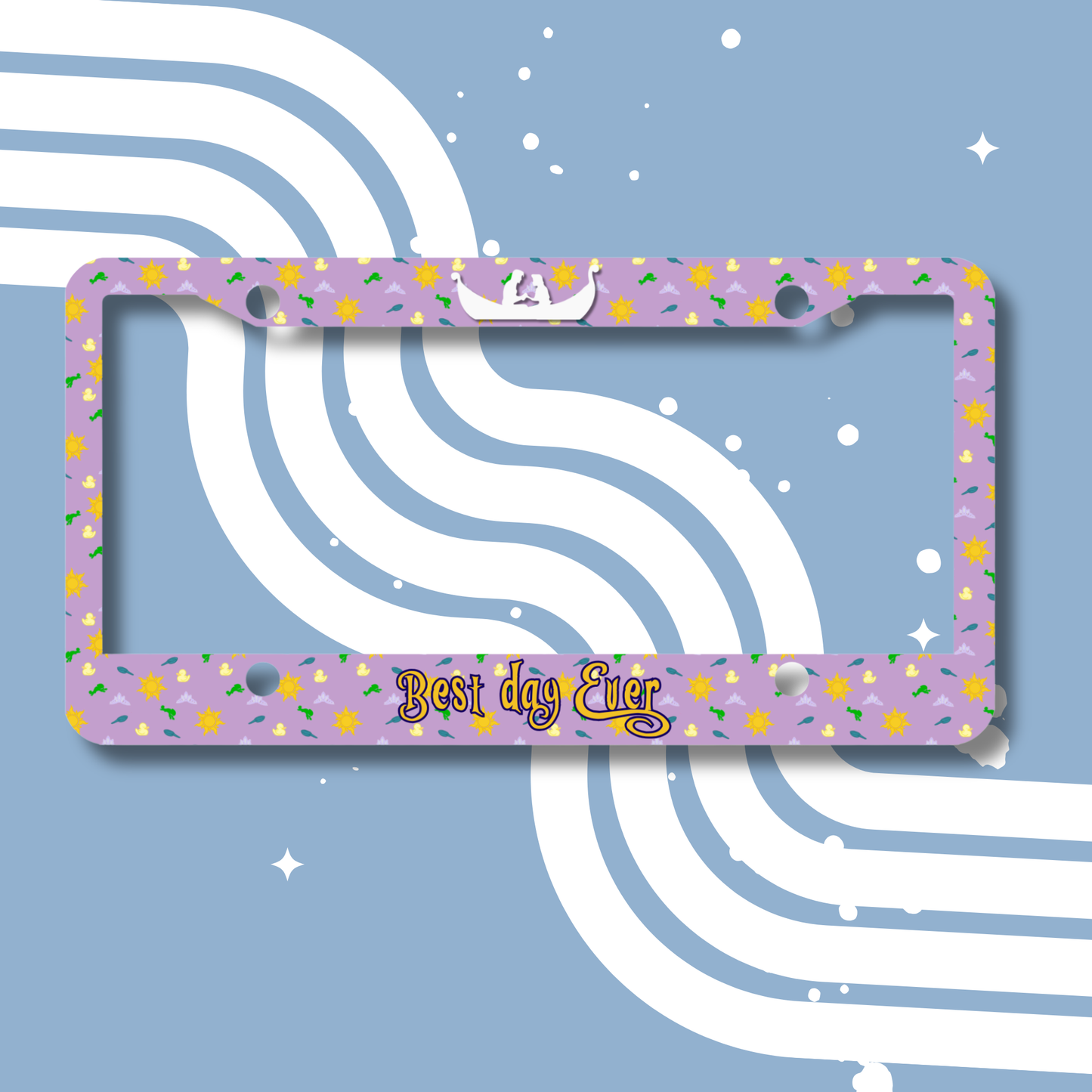 Best Day Ever License Plate cover