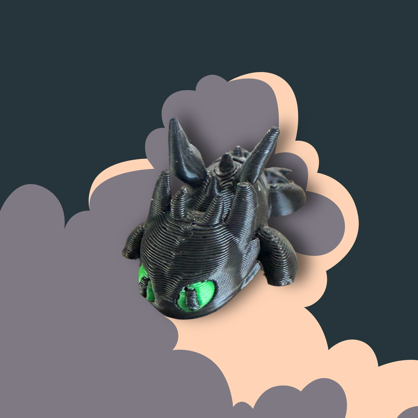 Night Dragon Bag Charm