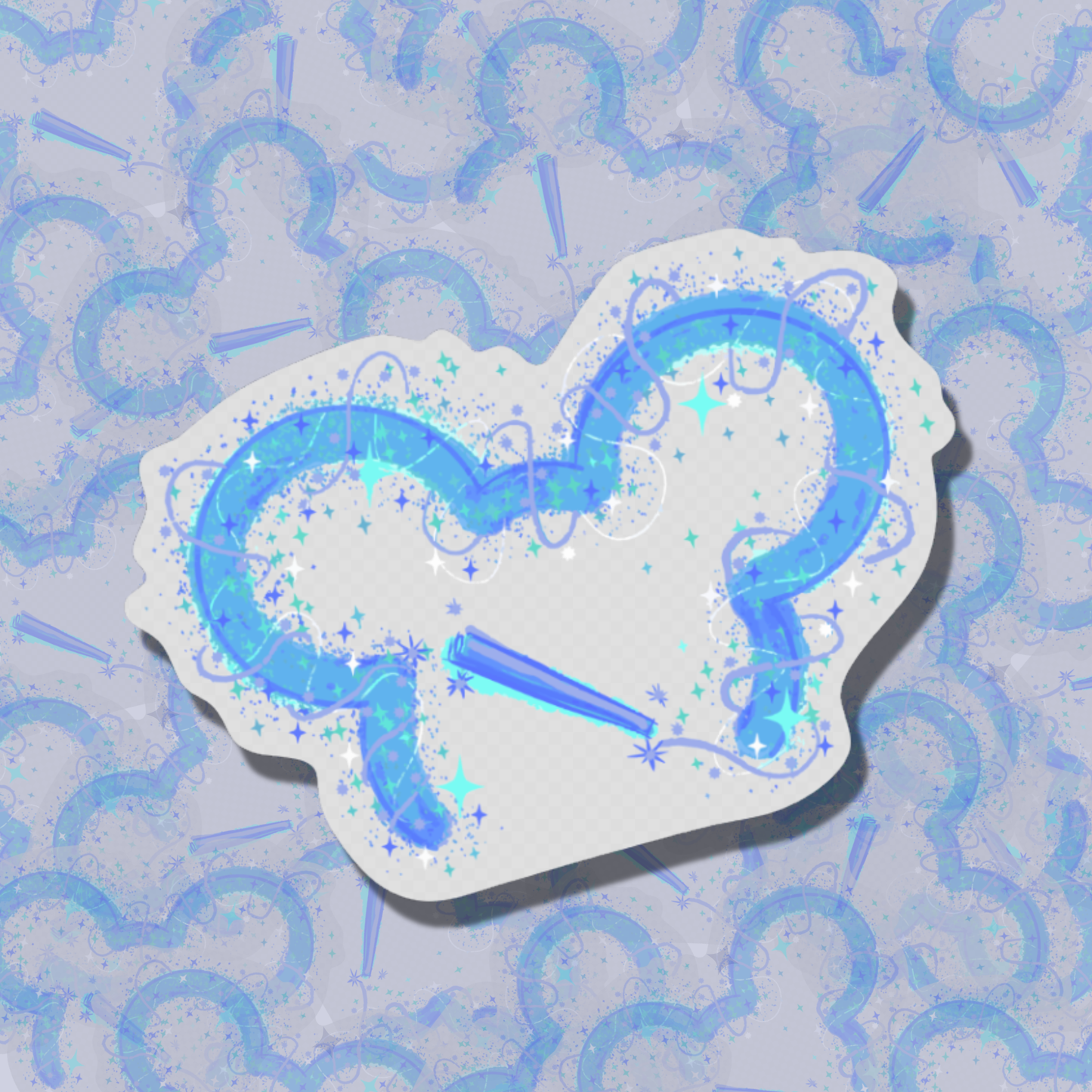 Commercial Break Magic Sticker