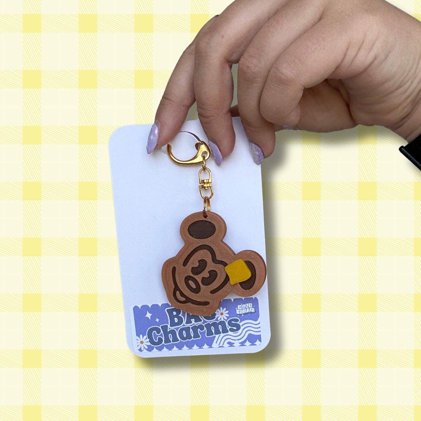 Waffle Treat Bag Charm
