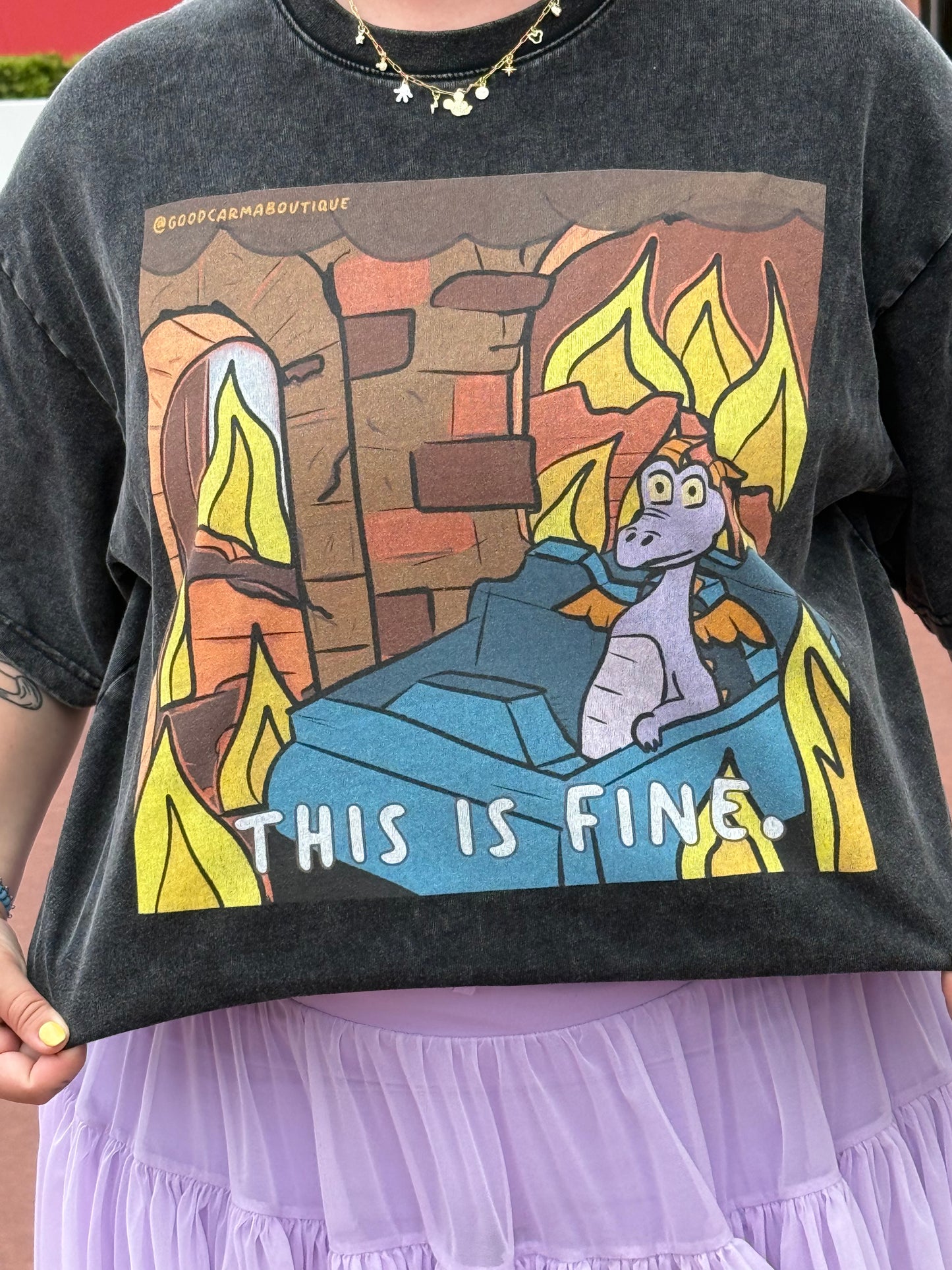 PRE-ORDER- Figgy in Burning Rome T-shirt