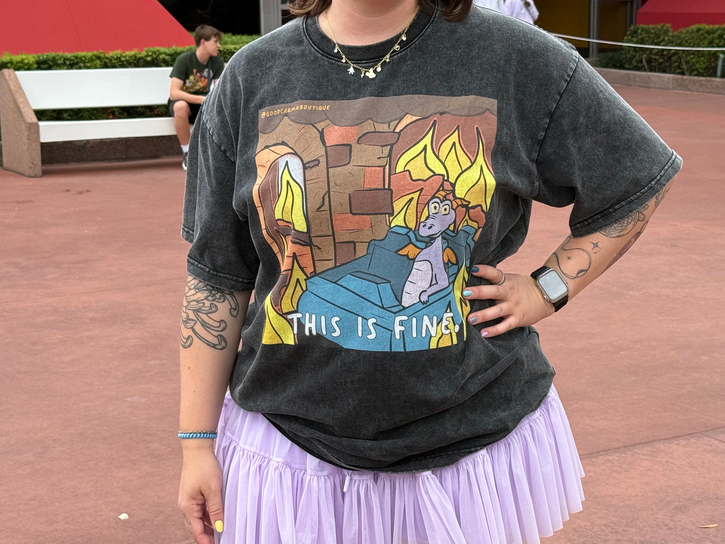 PRE-ORDER- Figgy in Burning Rome T-shirt