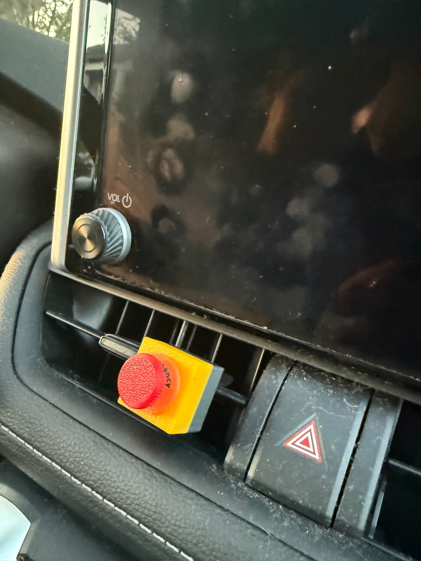 E-Stop Button Clicker Keychain