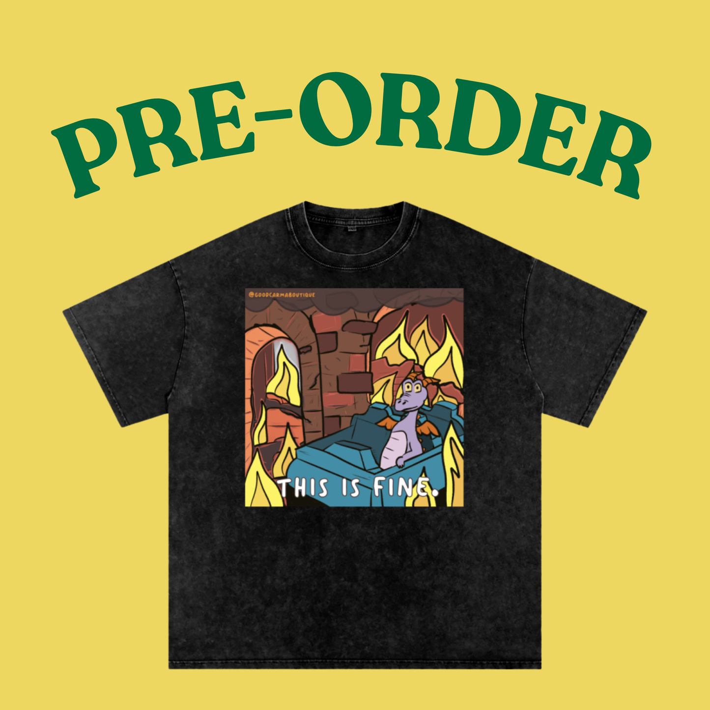PRE-ORDER- Figgy in Burning Rome T-shirt