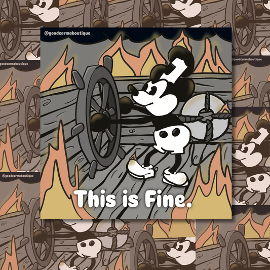 Whistle While it Burns Sticker