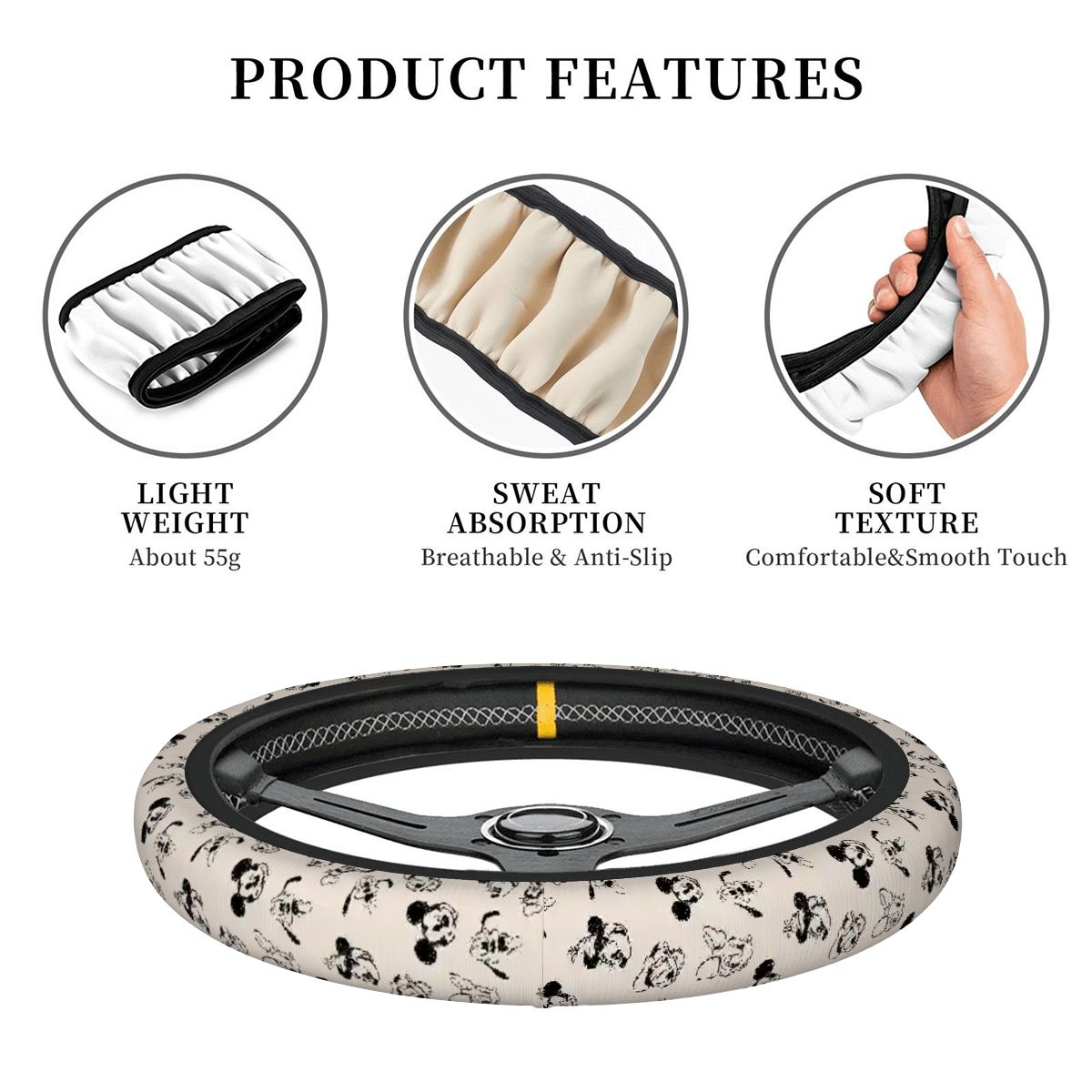 Fab 5 - Steering Wheel Cover