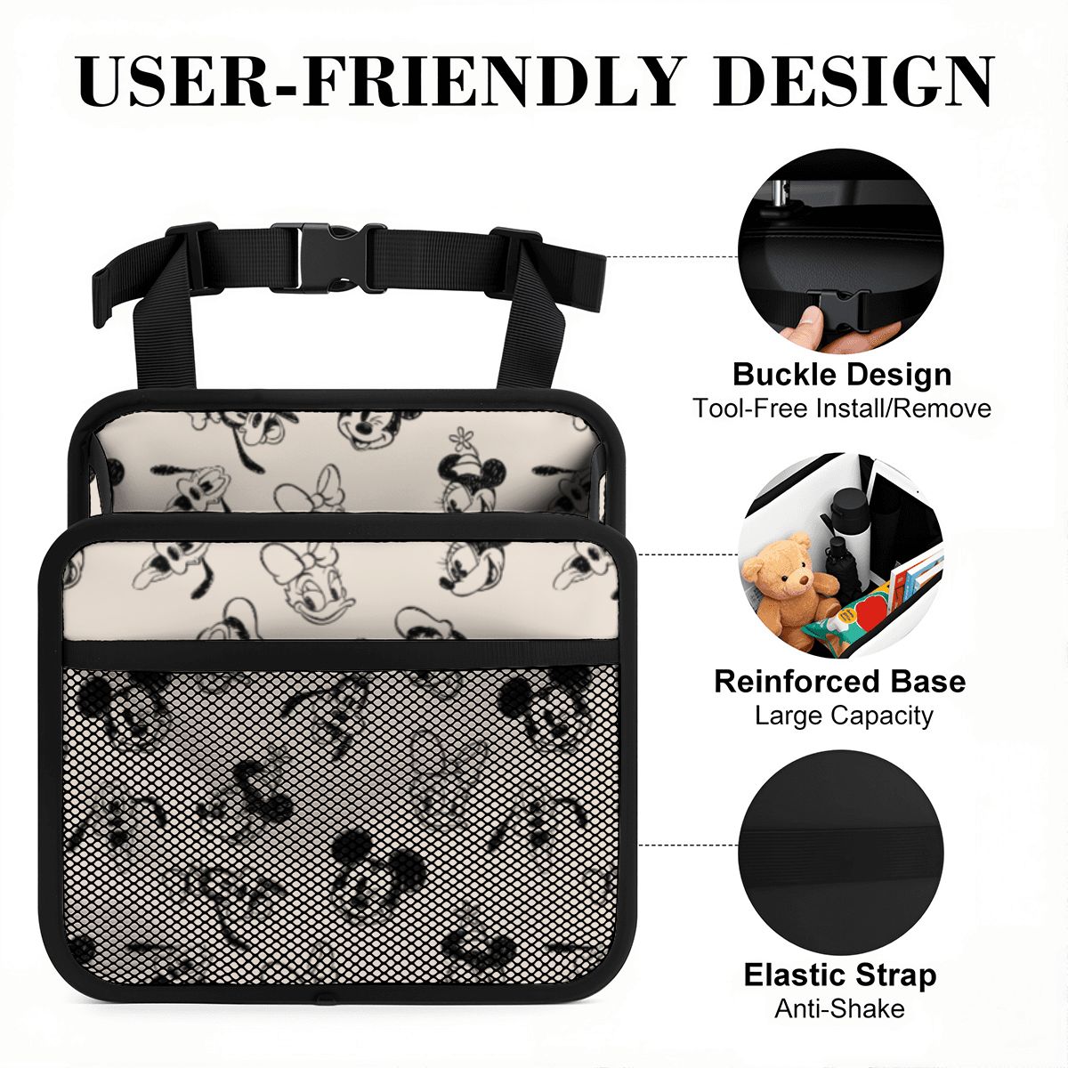 Classic Fab 5 - Car Backseat Organizer