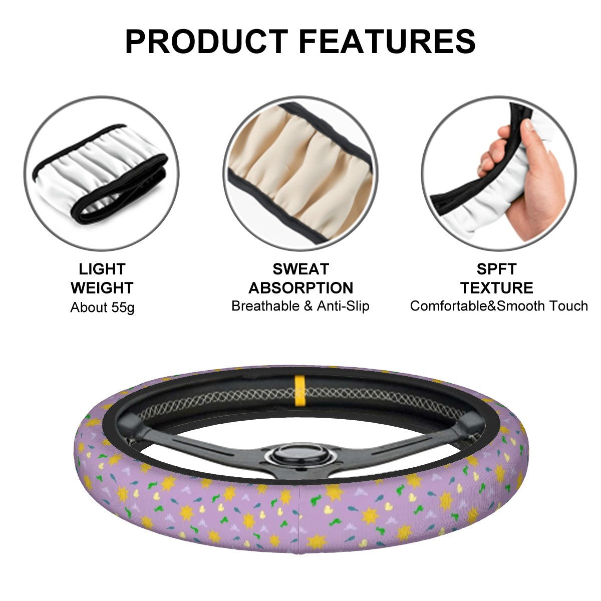 Rapunzel Steering Wheel Cover