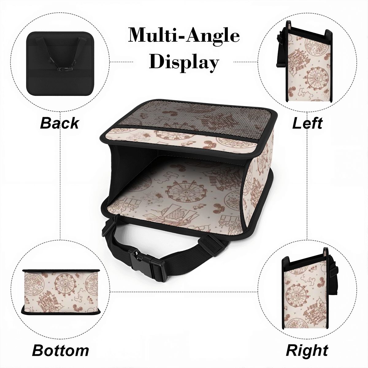 Icon Doodles- Car Backseat Organizer