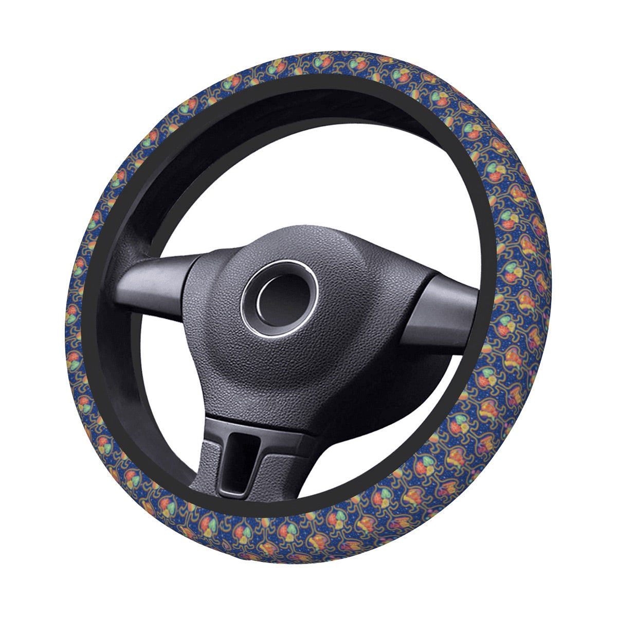 Figgy Festivals Steering Wheel Cover