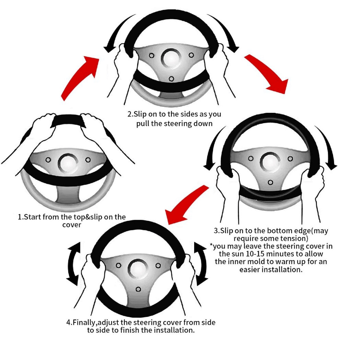 Figgy Festivals Steering Wheel Cover